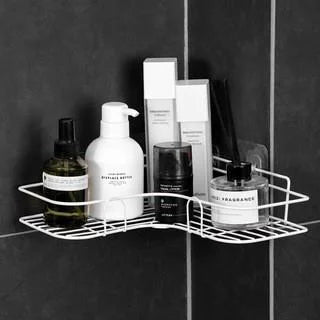 Corner Adhesive Shower Shelves Corner Shower Caddy Shower Shelves No Drilling Bathroom Organizers and Storage Racks Space-Saving