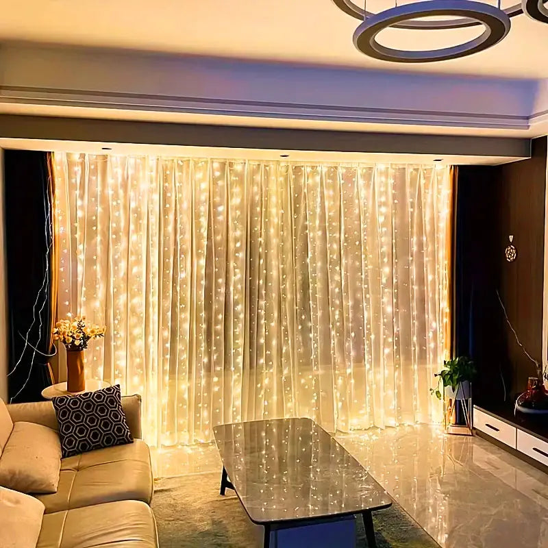 USB String Lights Holiday Wedding Fairy Light Garland Lights for Bedroom 3/4/6M Remote Control Curtain LED Christmas Decoration